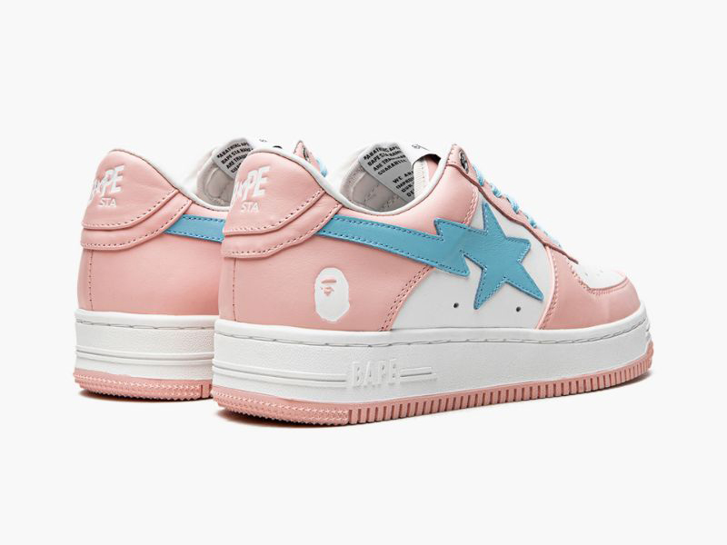 A BATHING APE® Womens BAPE STA LOW L IT PINK