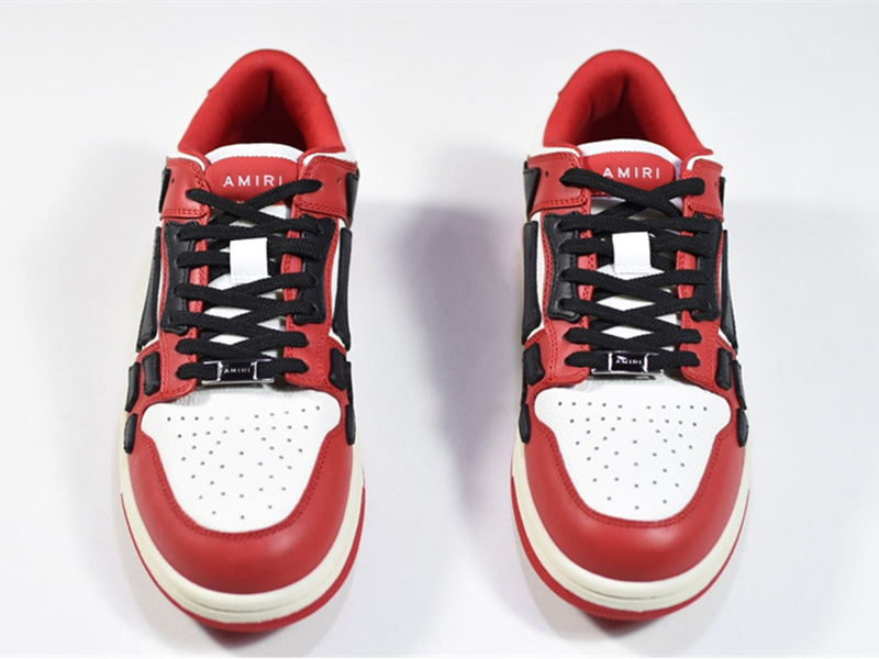 AMIRI Skel Top Low Red Black MFS003-610