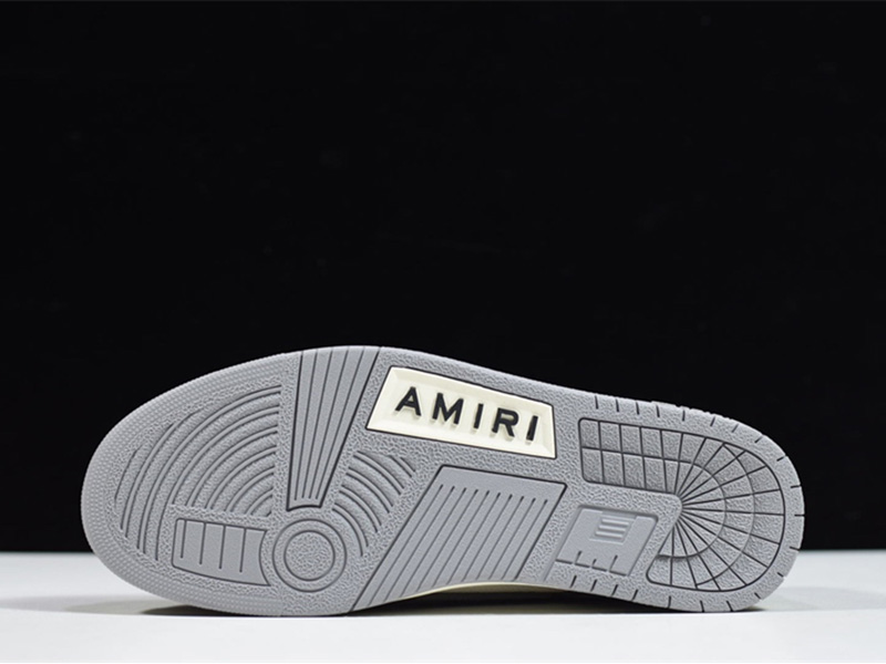 AMIRI Skel Top Low Gery White MFS003-043