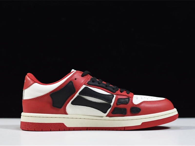 AMIRI Skel Top Low Red Black MFS003-610