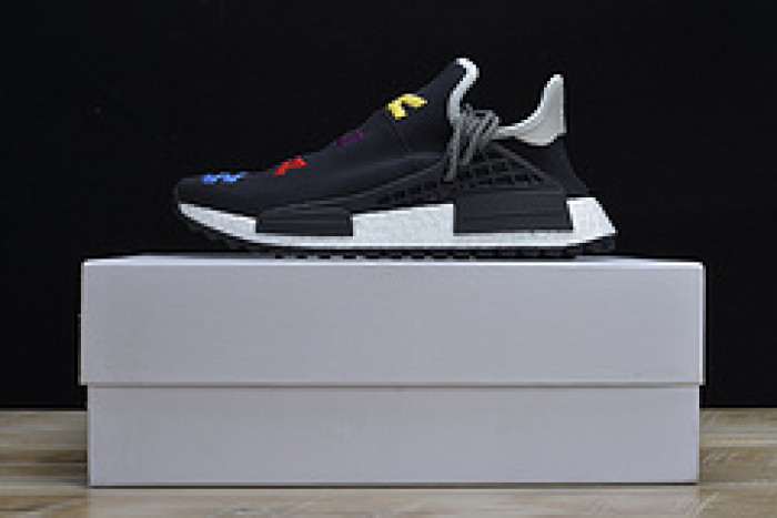 Pharrell x Adidas NMD Hu Tri-Color Black Running shoes 114970010