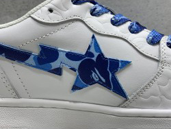 A Bathing Ape Bape Court Sta White Blue Camo