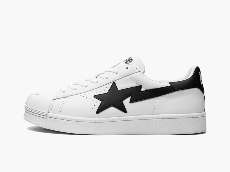 A BATHING APE® Mens SKULL STA M1 White