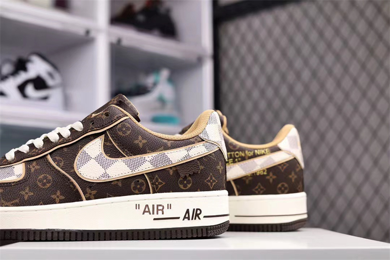 Nike Air Force 1 LowLouis Vuitton Monogram Brown Damier Azur