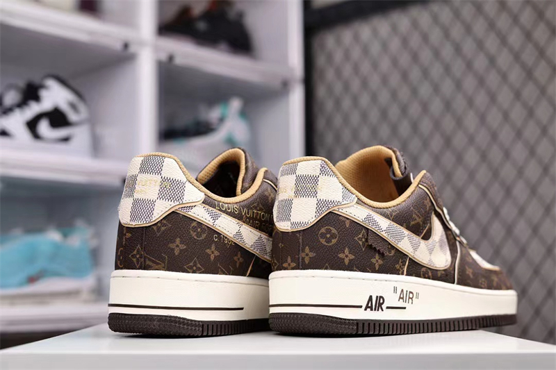 Nike Air Force 1 LowLouis Vuitton Monogram Brown Damier Azur