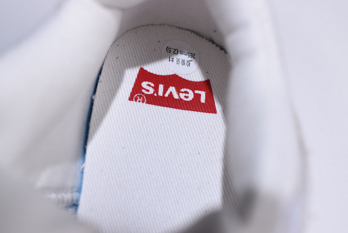 Levis x Air Jordan 4 White AO2571-100