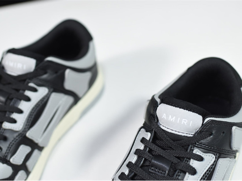 AMIRI Skel Top Low Black Gery MFS003-016