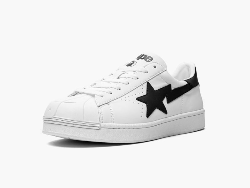 A BATHING APE® Mens SKULL STA M1 White