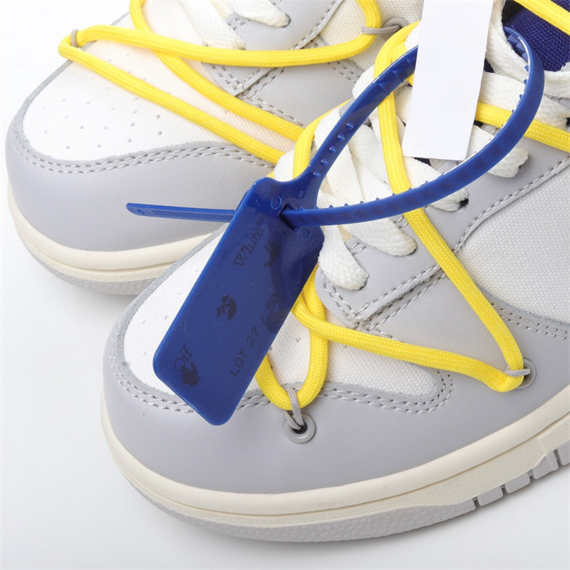 Nike Dunk Low Off-White Lot 27 DM1602-120 SAIL/NEUTRAL GREY