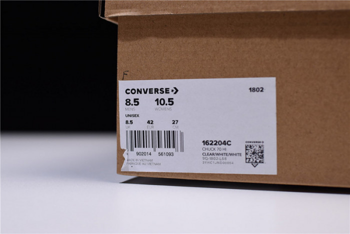 OFF-WHITE x Converse Chuck Taylor All Star 1970s White 162204C