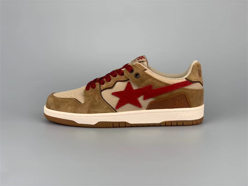 GT A Bathing Ape Bape Wheat Red