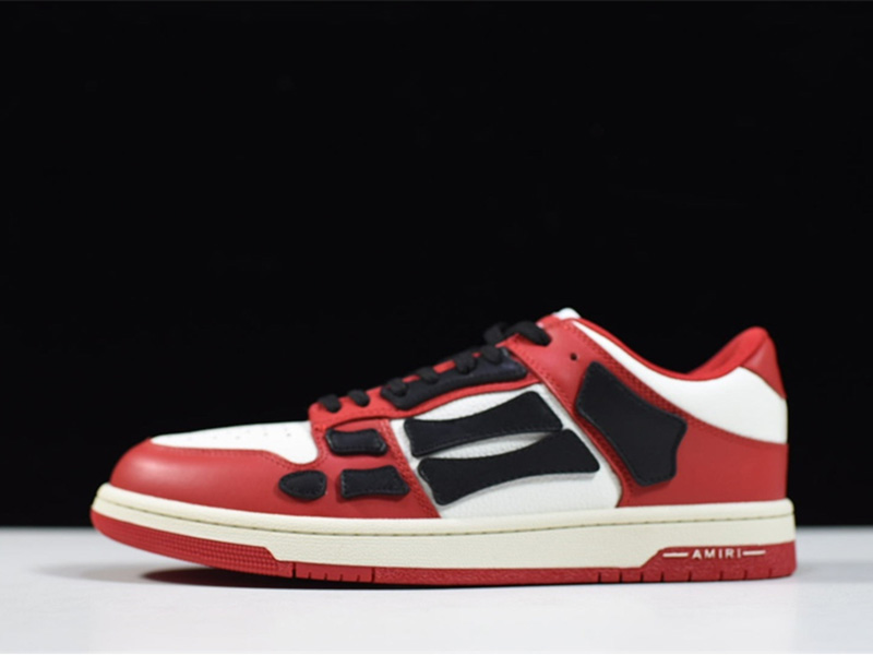 AMIRI Skel Top Low Red Black MFS003-610