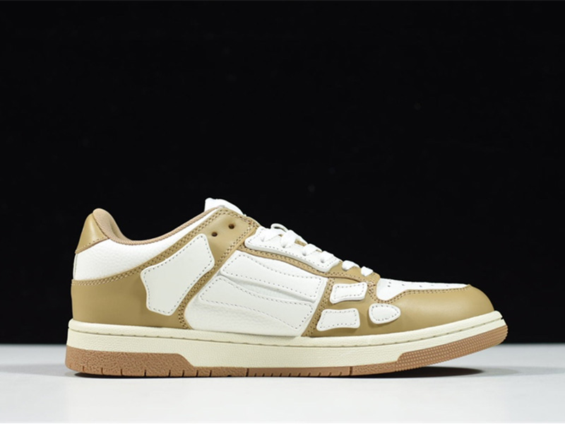 AMIRI Skel Top Low Brown White MFS003-281