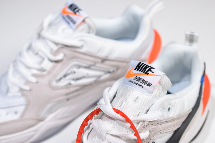 Off-White x nike M2K tekno White, Black & Team Orange A03108 058