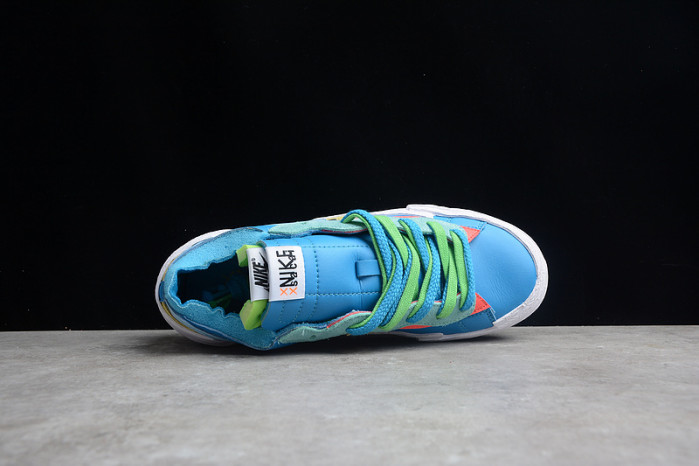 KAWS x sacai x Blazer Low Neptune Blue DM7901-400