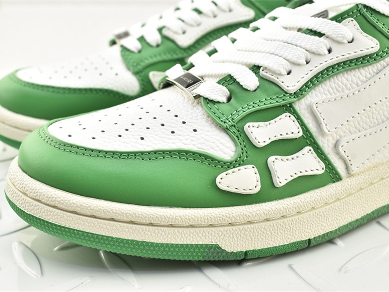 AMIRI Skel Top Low White Green MFS003-344