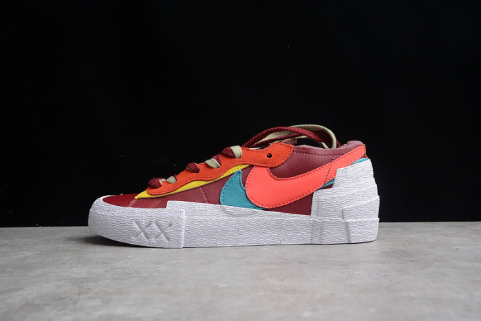KAWS x sacai x Blazer Low Team Red DM7901-600