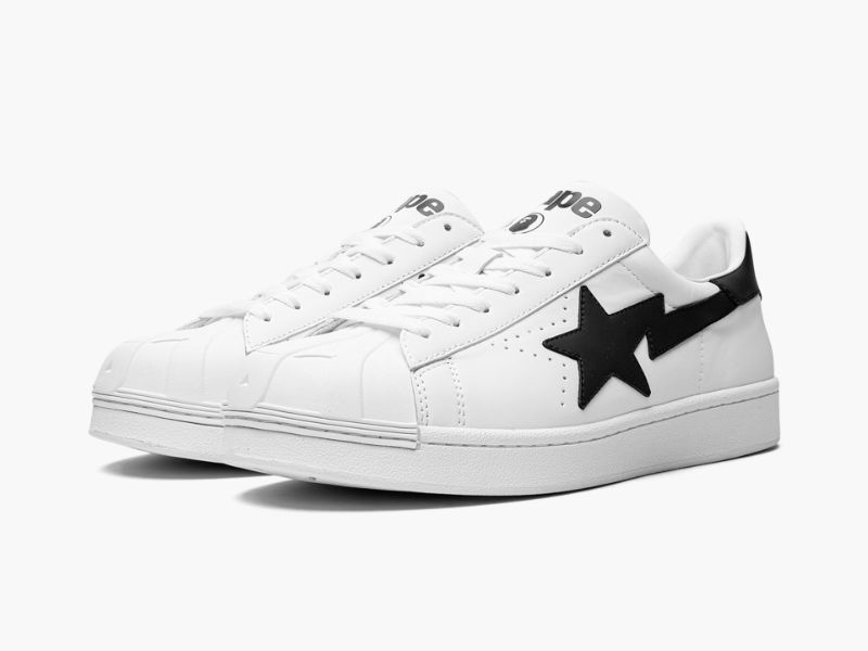 A BATHING APE® Mens SKULL STA M1 White