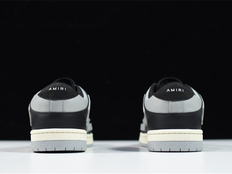 AMIRI Skel Top Low Black Gery MFS003-016