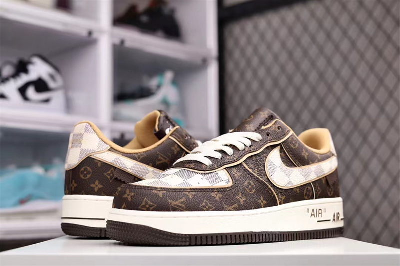 Nike Air Force 1 LowLouis Vuitton Monogram Brown Damier Azur