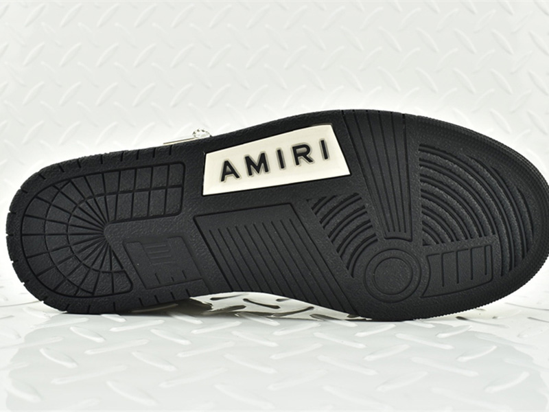 AMIRI Skel Top Black White WFS003-111