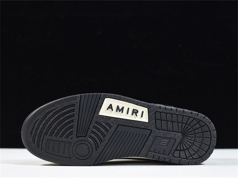 AMIRI Skel Top Low White Black MFS003-111