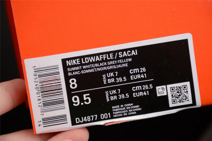 UNDERCOVER X SACAI X NIKE LDV WAFFLE BRIGHT CITRON DJ4877-001
