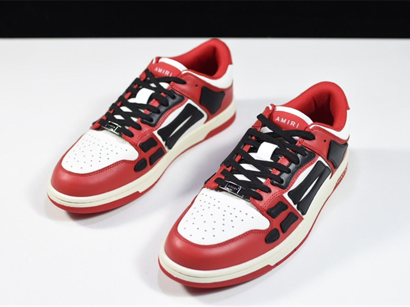 AMIRI Skel Top Low Red Black MFS003-610