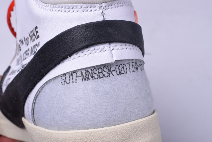 OFF-WHITE x Nike Blazer MID THE TEN 10 Virgil Abloh AA3832-100