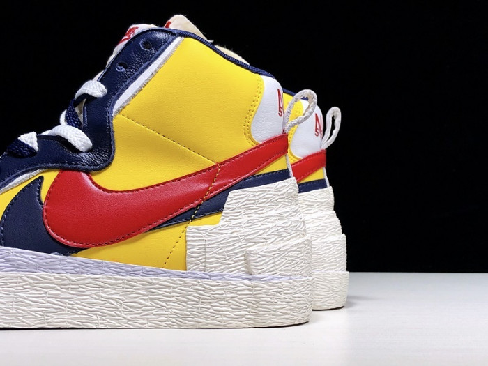 Sacai x Blazer Mid Maize Navy BV0072-700