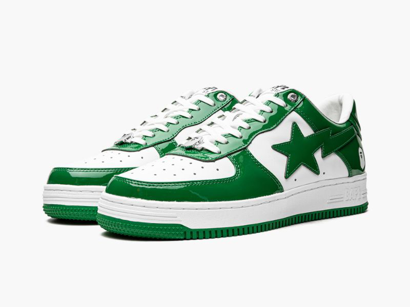 A BATHING APE® Womens BAPE STA LOW L IT GREEN
