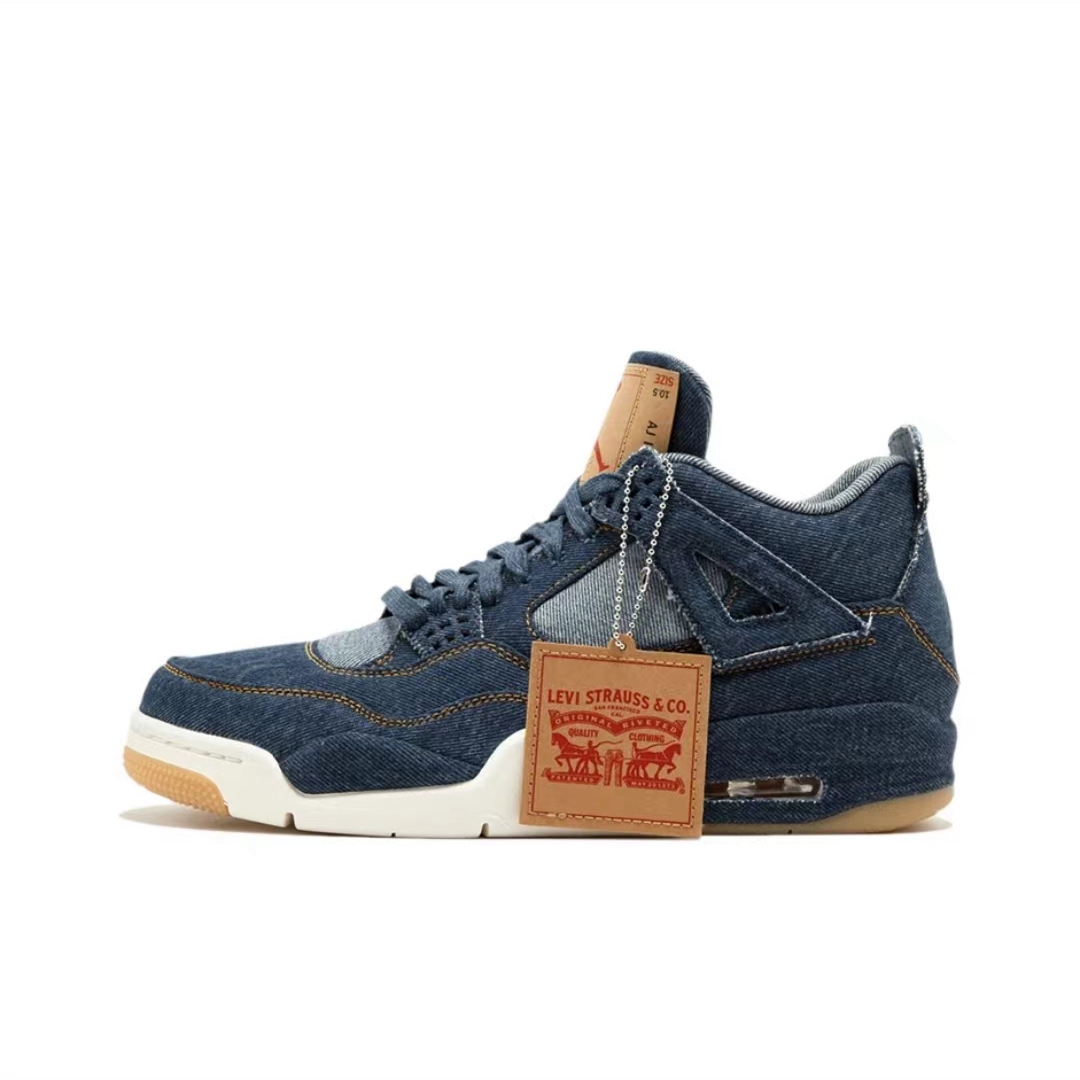 Levis x Nike Air Jordan 4 Denim AO2571-401