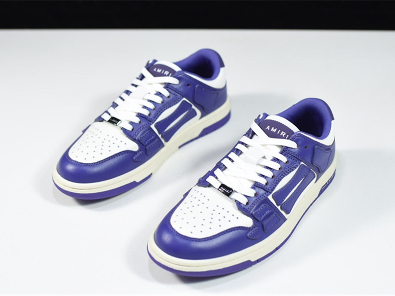 AMIRI Skel Top Low Purple White