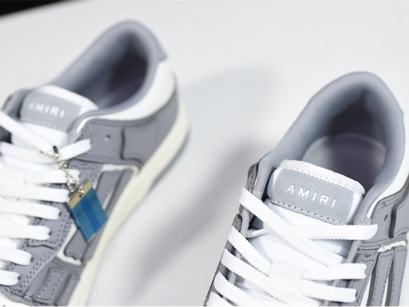 AMIRI Skel Top Low Gery White MFS003-043