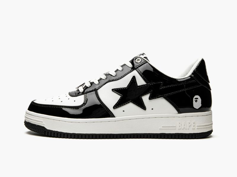A BATHING APE® Mens BAPE STA LOW M2 IT BLACK