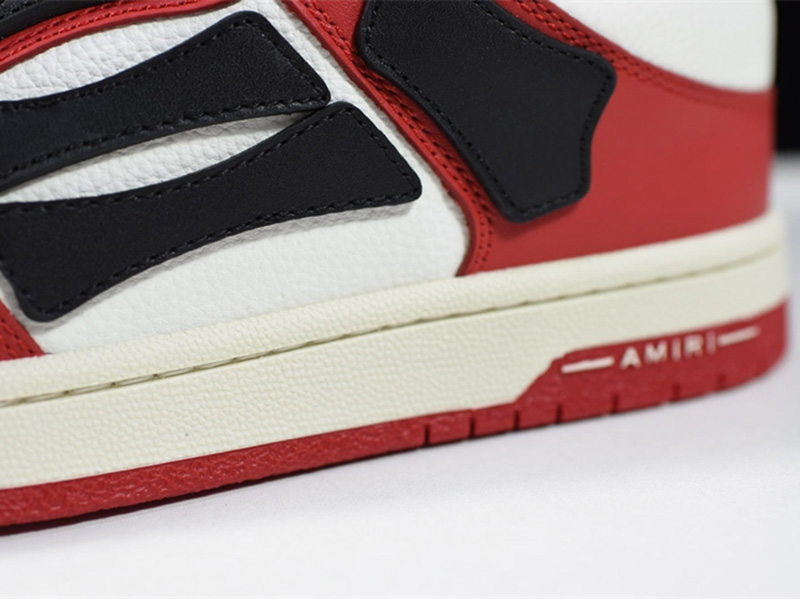 AMIRI Skel Top Low Red Black MFS003-610