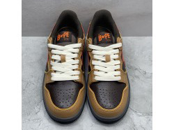 GT A Bathing Ape Bape SK8 Sta Brown Orange