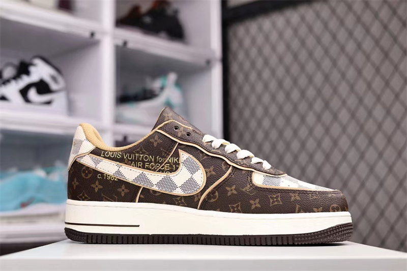 Nike Air Force 1 LowLouis Vuitton Monogram Brown Damier Azur