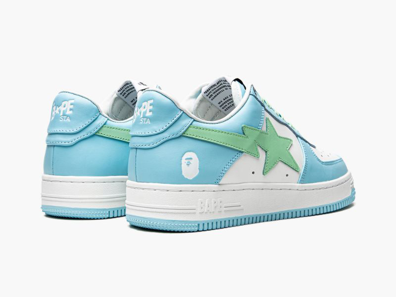 A BATHING APE® Womens BAPE STA LOW L IT Light Blue
