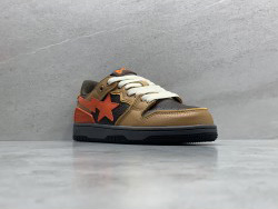 GT A Bathing Ape Bape SK8 Sta Brown Orange