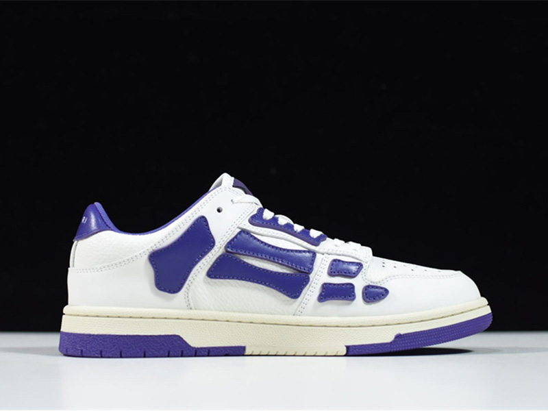 AMIRI Skel Top Low White Purple MFS003-196