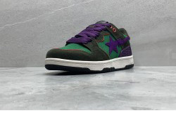 GT A Bathing Ape Bape Dark Purple Green