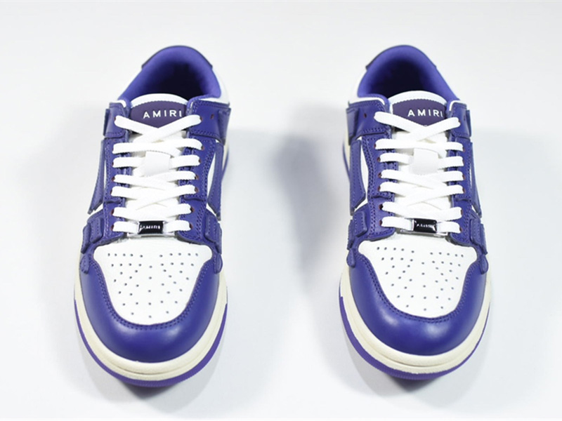 AMIRI Skel Top Low Purple White