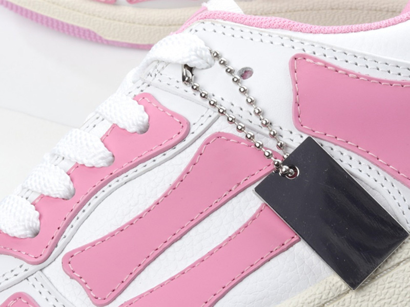 AMIRI Skel Top Pink and white WFS003-109