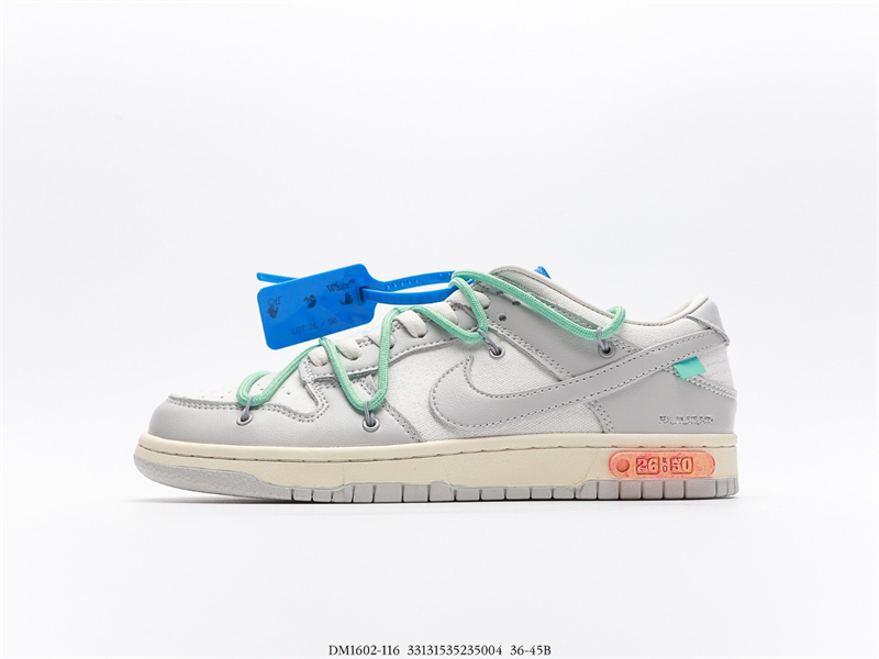 Nike Dunk Low Off-White Lot 26 DM1602-116 SAIL/NEUTRAL GREY