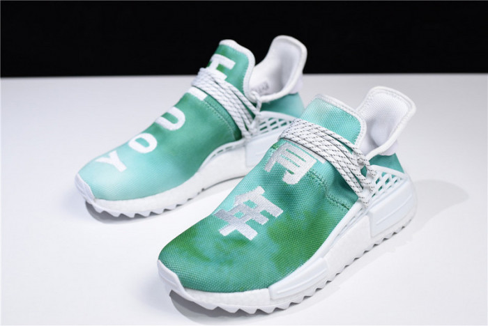 Pharrell x adidas NMD HU Holi NMD MC "Youth" green/white F99760