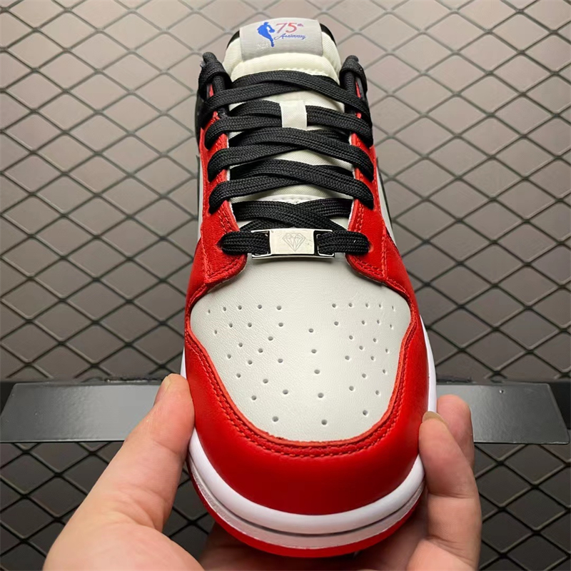 Nike Dunk Low EMB NBA 75th Anniversary Chicago DD3363-100
