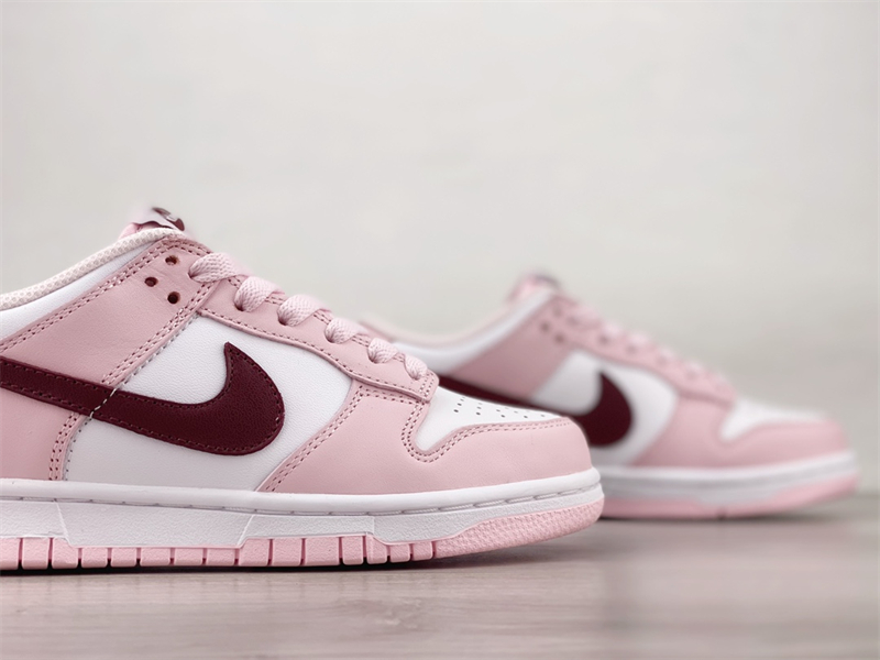 Women's Nike Dunk Low Pink Foam Red White CW1590-601