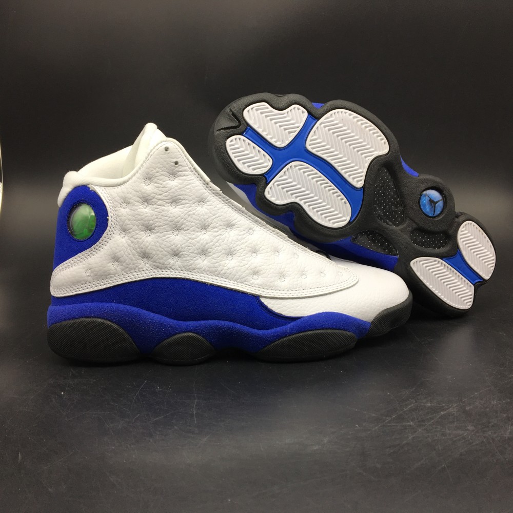 Air Jordan 13 Retro White Hyper Royal Black