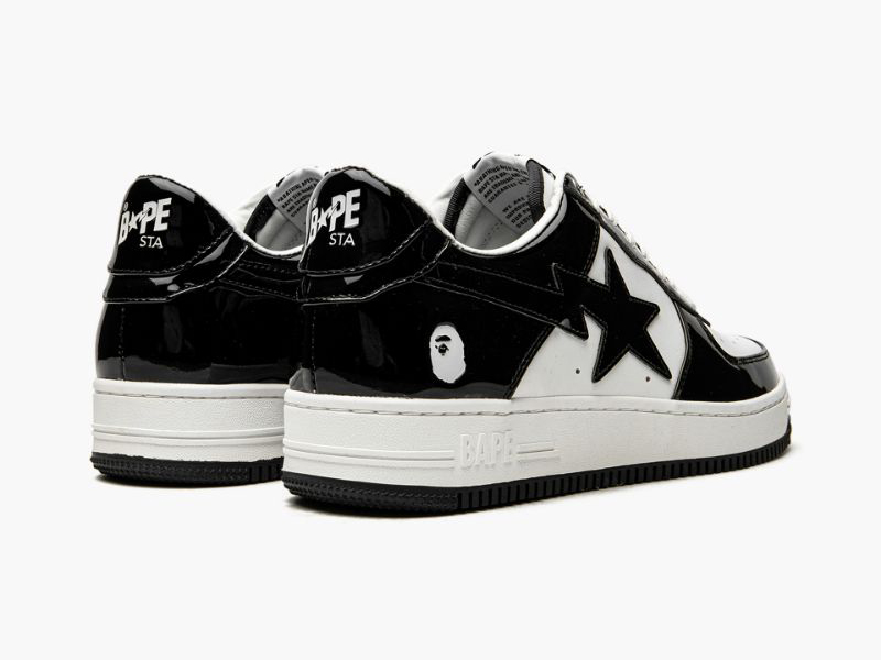 A BATHING APE® Mens BAPE STA LOW M2 IT BLACK